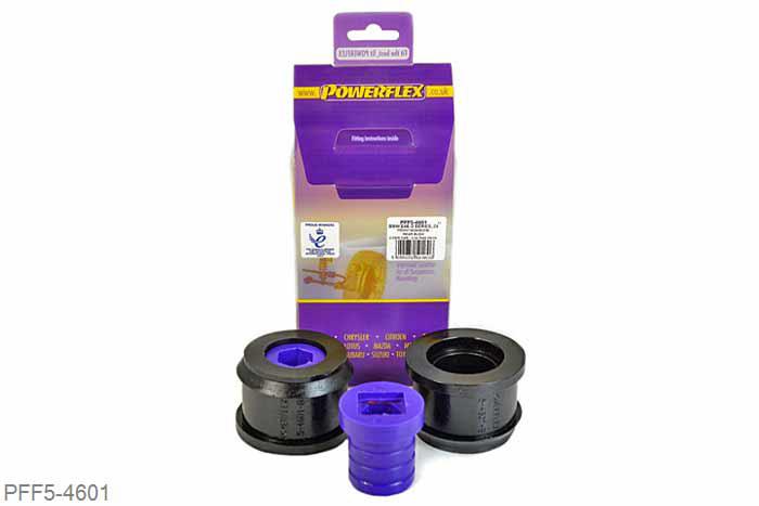 PFF5-4601, BMW E46 3 Series Compact, Front Wishbone Rear Bush This bush is designed to fit the 66mm aluminium bush mounting bracket (BMW part 31126783375 - 31126783376) Please ensure you have the correct size bush before fitting. 66mm, 2 stuk(s) benodigd  per auto, 2 stuk(s) in verpakking, prijs per set van 2 stuk(s)