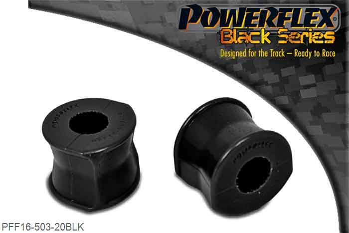 PFF16-503-20BLK, Fiat 500 (2007-) Front Anti Roll Bar Bush 20mm,  20mm, 2 stuk(s) benodigd  per auto, 2 stuk(s) in verpakking, prijs per set van 2 stuk(s)