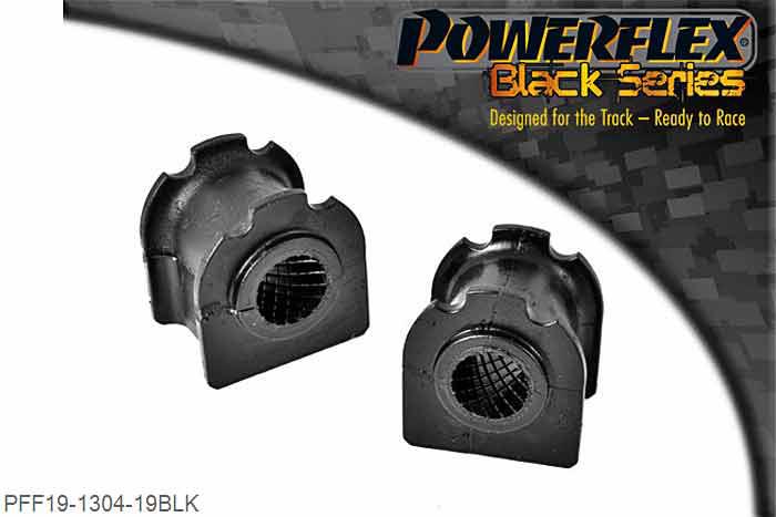 PFF19-1304-19BLK, Ford Mondeo (2000 to 2007) Front Anti Roll Bar Bush 19mm, Fits Mondeo ST models and Jaguar X Type, for all other Mondeo (00-07) models use PFF19-1303. 19mm, 2 stuk(s) benodigd  per auto, 2 stuk(s) in verpakking, prijs per set van 2 stuk(s)