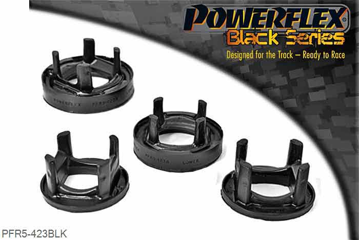 PFR5-423BLK, BMW E81, E82, E87 & E88 1 Series (2004-2013) Rear Subframe Rear Mounting Insert, Fits manual cars from 07/2005 onwards, for earlier models and all automatic cars use PFR5-421 inserts or for a complete replacement bush use PFR5-422, 2 stuk(s) benodigd  per auto, 2 stuk(s) in verpakking, prijs per set van 2 stuk(s)