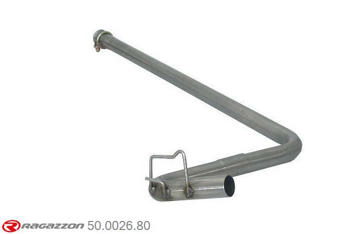 50.0026.80, Renault Clio 2.0 IE 16V Williams Kat. (108kW) 05/1993-, Cat replacement pipe group N + Stainless steel centre pipe group N pipe outer diameter 50mm