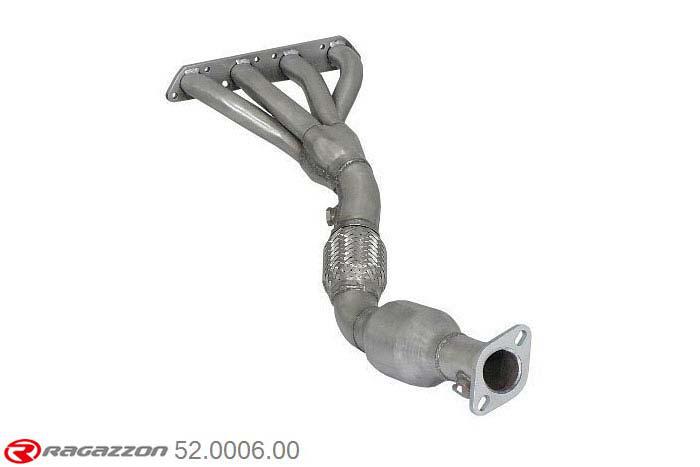 52.0006.00, Mini R50 Cooper 1.6 I (85Kw) + Restyling 09/2001 - 10/2006, Stainless steel manifold 4-2 / 2-1 + Metallic catalystCompatible with the original line. pipe outer diameter 38mm
