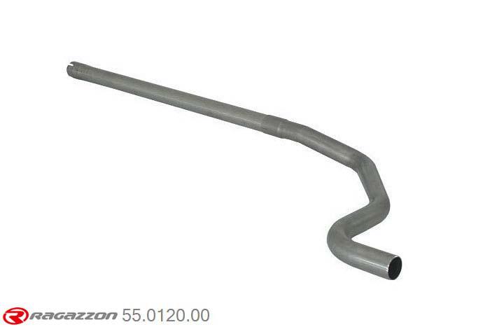 55.0120.00, Alfa Romeo MiTo(955) 1.4 (58kW) 09/2008-, Stainless steel centre pipe group NCut of the original centre silencer towards the rear silencer. The installation on the original rear silencer requires a modification of the original coupling. inner input diameter 45mm pipe outer diameter 45mm outer outlet diameter 45mm