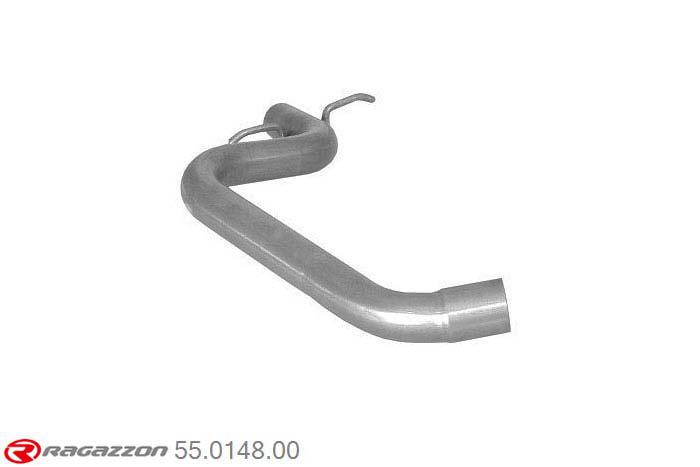 55.0148.00, Audi TT (typ 8J) 2006-2014 Roadster 2.0TFSI (147kW) 09/2006-2010, Stainless steel centre pipeCut of the original centre silencer. For the installation on the original rear silencer is necessary to order a coupling, which is indicated in the catalogue. outer input diameter 60mm pipe outer diameter 60mm outer outlet diameter 65mm