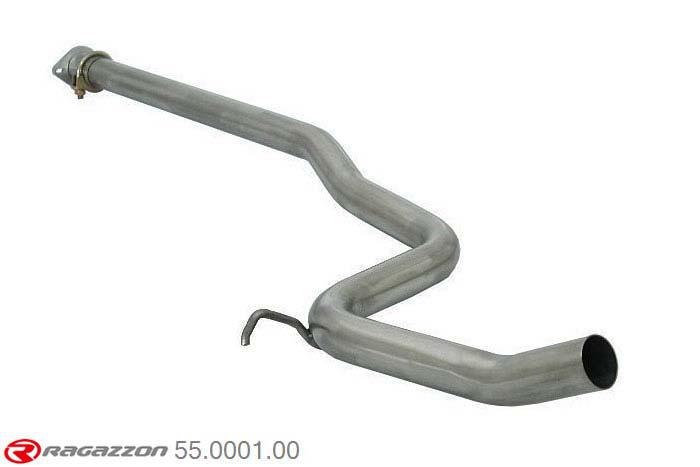 55.0001.00, Alfa Romeo 156 2.5 V6 24V (139/141kW) Sedan + Sportwagon 1997-, Stainless steel centre pipe group N pipe outer diameter 60mm outer outlet diameter 57mm