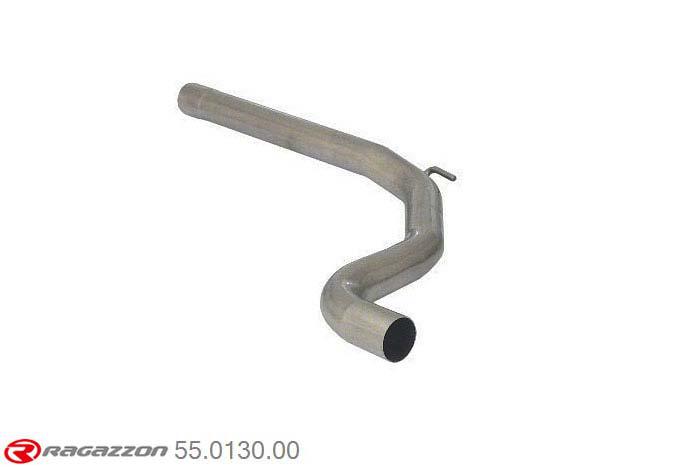 55.0130.00, Opel Corsa D 1.6 Turbo OPC 141kW (typ FG11) 09/2006-, Stainless steel centre pipe group NCut of the original centre silencer. For the installation on the original rear silencer is necessary to order a coupling, which is indicated in the catalogue. inner input diameter 60mm pipe outer diameter 60mm outer outlet diameter 60mm