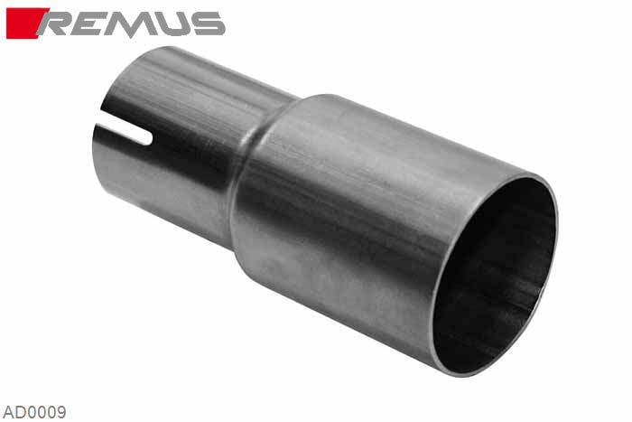AD0009, Mini Cooper and Cooper Cabrio R52, Year 2001- / Year 2002- / Year 2004- , 1.6l 85 kW (W10B16A), Remus Distance tube F for mounting on 1.4l 70 kW model