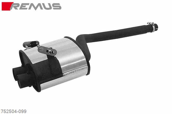 752504 099, Mini One R50, Year 2004- , 1.4l Diesel 55 kW, Remus PowerSound sport exhaust with manual valve control system (without tail pipes)