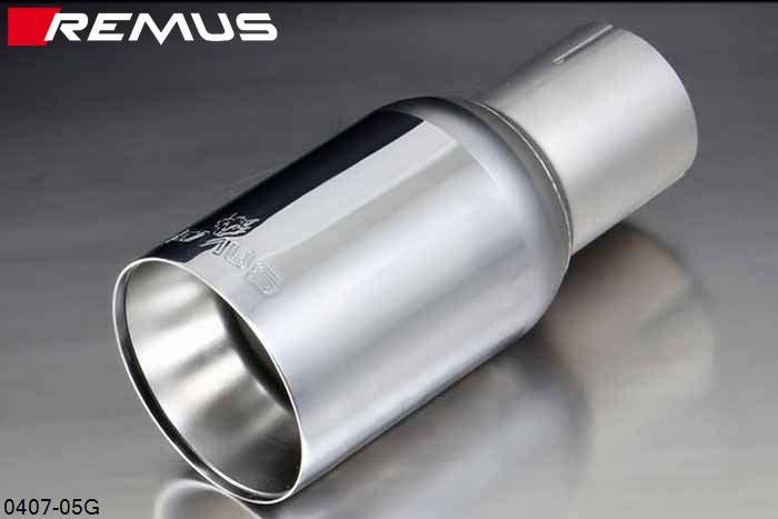 0407 05G, Suzuki Swift Hatchback 3 and 5 door, type MZ, Year 2005- , 1.3l 68 kW (M13A), 1.5l 74 kW (M15A), Remus 1 tail pipe round 90 mm straight