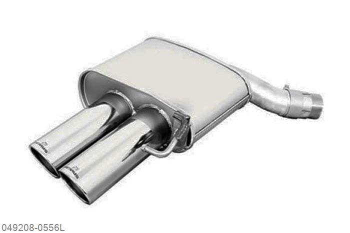 049208 0556L, Audi S/RS S4 B8 Quattro Avant, type 8K, Year 2010- , 3.0l TFSI 245 kW (CAKA), Remus Sport exhaust left with 2 tail pipes round 84 mm angled