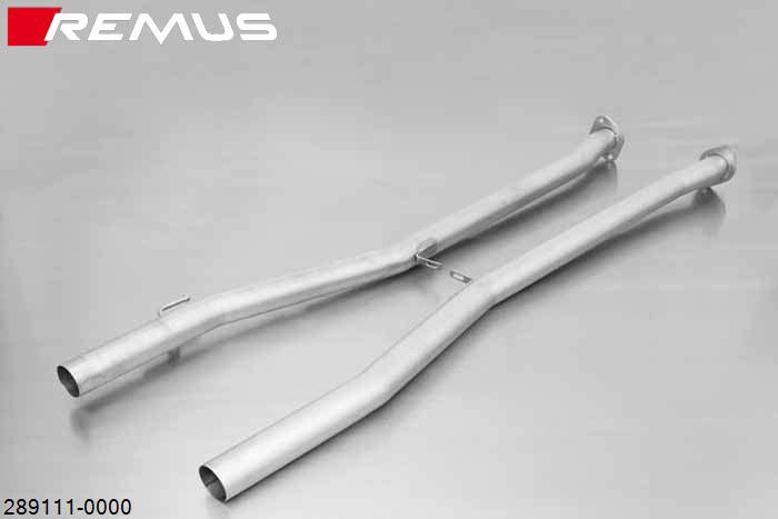 289111 0000, Hyundai Genesis Coupe, type BK20/BK38, Year 2011- , 2.0l 156 kW (G4KF), 3.8l V6 224 kW (G6DA), Remus Cat-Back connection tube for mounting on 3.8l V6 224 kW