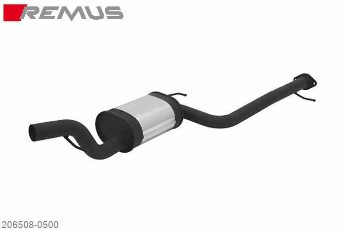 206508 0500, Ford Focus II Facelift Hatchback, type DA3, Year 2008- , 2.0l TDCI 81 kW (EXDA), 2.0l TDCI 100 kW (G6DD/G6DB/G6DG), Remus Sport exhaust (without tail pipes)