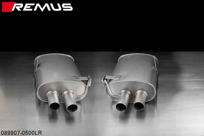089907 0500LR, BMW M3 E90 Sedan / E92 Coupe / E93 Cabrio, 4.0l V8 309 kW (S65B40A), Year 2007-, Remus RACING sport exhaust left and RACING sport exhaust right (without tail pipes)