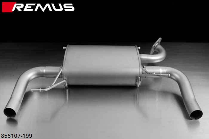 856107 199, Suzuki Swift Sport, type MZ, Year 2006- , 1.6l 16V 92 kW (M16A), Remus PowerSound sport exhaust with manual valve control system (without tail pipes)