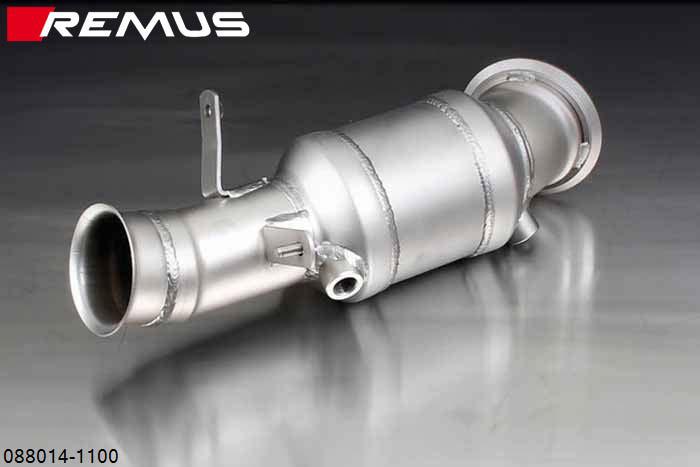 088014 1100, BMW 3 Series F30 Sedan / F31 Touring, Year 2012- , 335i/335ix 3.0l 225 kW (N55B30), Remus RACING downpipe with sport catalytic convertor (200 CPSI), NOT for xDrive models, without homologation, only for models up from 7/2014
