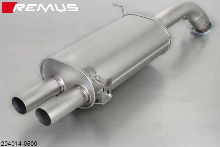 204014 0500, Ford Fiesta ST, VII, type JA8, Year 2013- , 1.6l 134 kW (JTJA), Remus Sport exhaust (without tail pipes)Original tube round 55 mm - REMUS tube round 65 mm