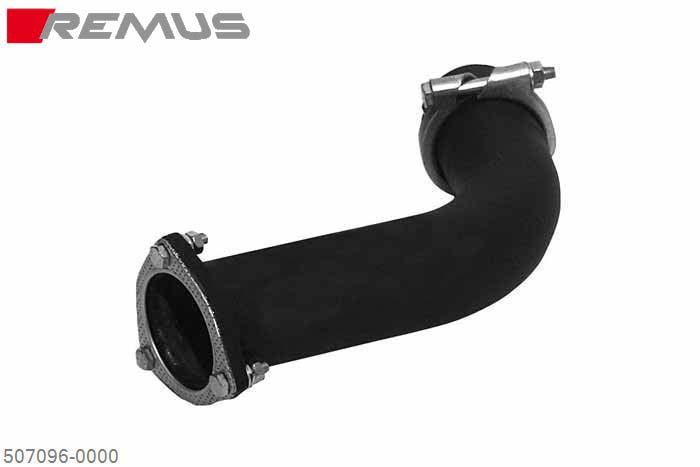 507096 0000, Mercedes SL R129, 280SL 142 kW, 280SL 2.8l 150 kW, 300SL 170 kW, 300SL 140 kW, 300SL 24V 170 kW, 320SL 3.2l 165/170 kW, 500SL 5.0l 235 kW, 500SL 240 kW, Remus Connection tube for mounting on Facelift models up from Sept. 1995