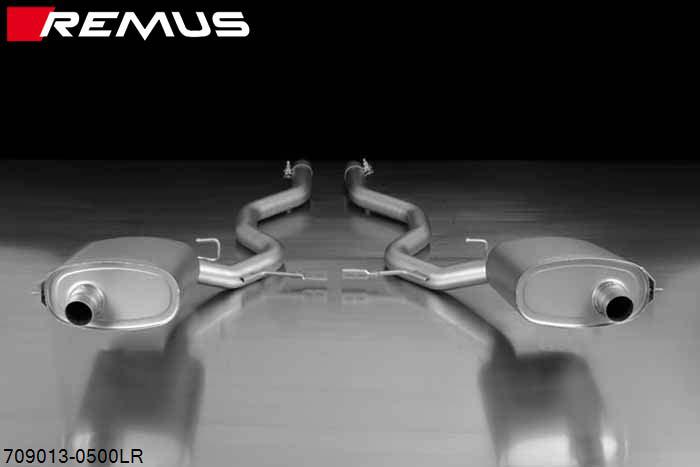 709013 0500LR, Land Rover Range Rover Sport V8 Supercharged, type LW, Year 2013- , 5.0l V8 375 kW, Remus Sport exhaust left and sport exhaust right (without tail pipes)