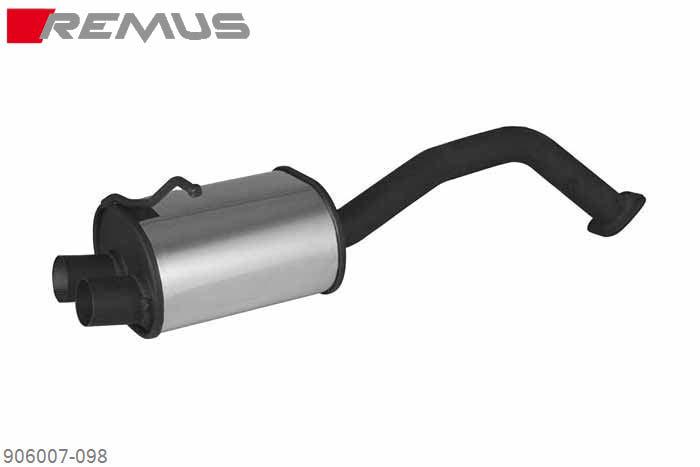 906007 098, Toyota Auris, type E15UT(A), Year 2007- , 2.0l D-4D 93 kW, Remus sport exhaust (without tail pipes)