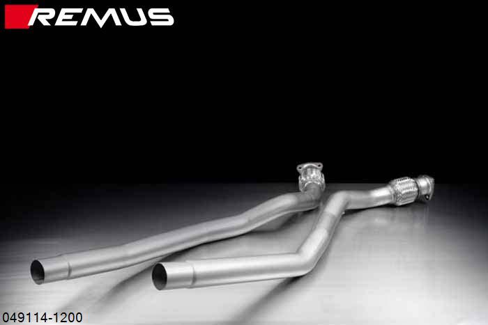 049114 1200, Audi S/RS S5 Quattro Coupe, type 8T, Year 2007- , 4.2l FSI V8 260 kW (CAU), Remus RACING cat replacement tube left/right, without homologation