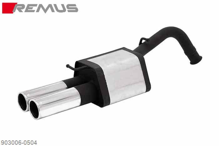 903006 0504, Toyota Yaris, Year 2006- , 1.4l D-4D 66 kW, Remus Sport exhaust with 2 tail pipes round 76 mm