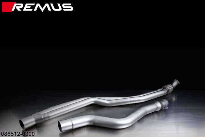 086512 0300, BMW 4 Series F32 Coupe/ F36 Gran Coupe, Year 2013- , 435i/435ix 3.0l 225 kW (N55B30), Remus Catback front section, NOT for xDrive models