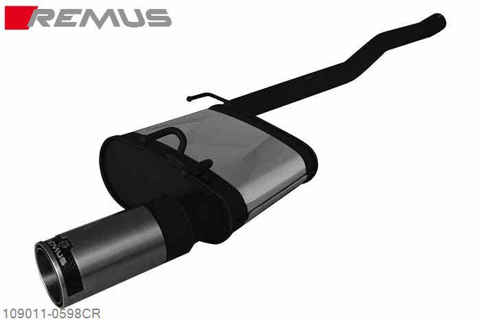 109011 0598CR, Chevrolet Camaro, type LLT, Year 2009- , 3.6l V6 224 kW, Remus Sport exhaust right with 1 tail pipe round 98 mm Street Race, without homologation