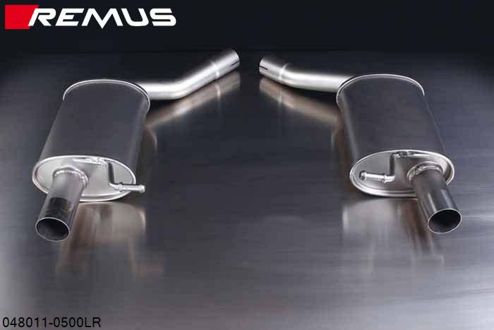 048011 0500LR, Audi A7 Sportback Quattro, type 4G, Year 2011- , 3.0l TDI 180 kW (CDUC), 3.0l TFSI 228 kW (not homologated for 3.0l TFSI), Remus Sport exhaust left and sport exhaust right (without tail pipes)