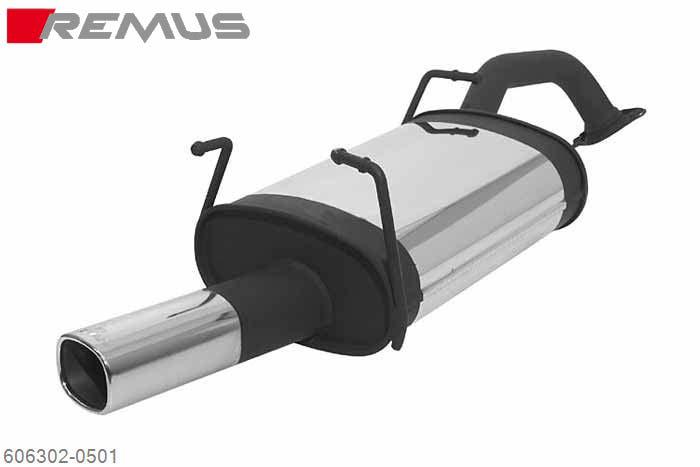 606302 0501, Nissan Primera Sedan, type P12, Year 2002- , 2.2l TDI 93 kW, Remus Sport exhaust with 1 tail pipe 92x78 mm