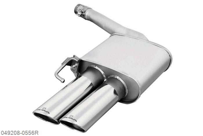 049208 0556R, Audi S/RS S4 B8 Quattro Avant, type 8K, Year 2010- , 3.0l TFSI 245 kW (CAKA), Remus Sport exhaust right with 2 tail pipes round 84 mm angled