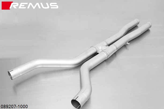 089207 1000, BMW M3 E90 Sedan / E92 Coupe / E93 Cabrio, 4.0l V8 309 kW (S65B40A), Year 2007-, Remus RACING tube without homologation, instead of middle silencer, original pipe must be cut