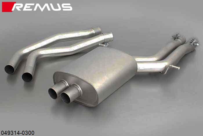 049314 0300, Audi S/RS S4 B8 Quattro Avant, type 8K, Year 2010- , 3.0l TFSI 245 kW (CAKA), Remus RACING front silencer, without homologation