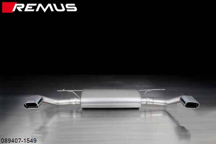 089407 1549, BMW X5 E70, Year 2007- , 3.0l si Year 200 kW (N52B30A), Year 2007- , 4.8l 261 kW, Year 2007-, Remus Sport exhaust L/R, with 2 tail pipes 135x75 mm angled