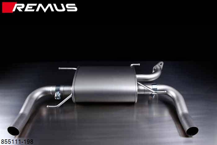 855111 198, Suzuki Swift Sport, type NZ, Year 2012- , 1.6l 100 kW (M16A), Remus Sport exhaust for L/R system (without tail pipes)