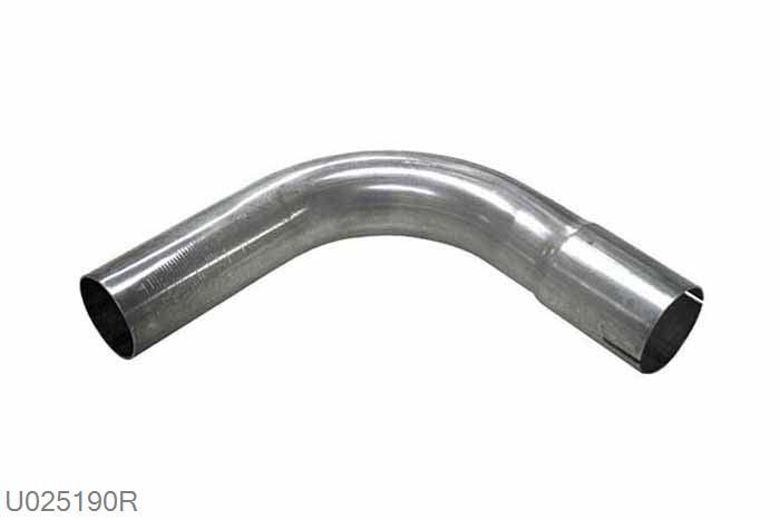 U025190R, 90 graden bocht, 50,8mm (2 inch), RVS, Simons, Buitendiameter 50,8mm (2 inch), aan een kant opgetrompt naar 50,8mm (2 inch) binnendiameter