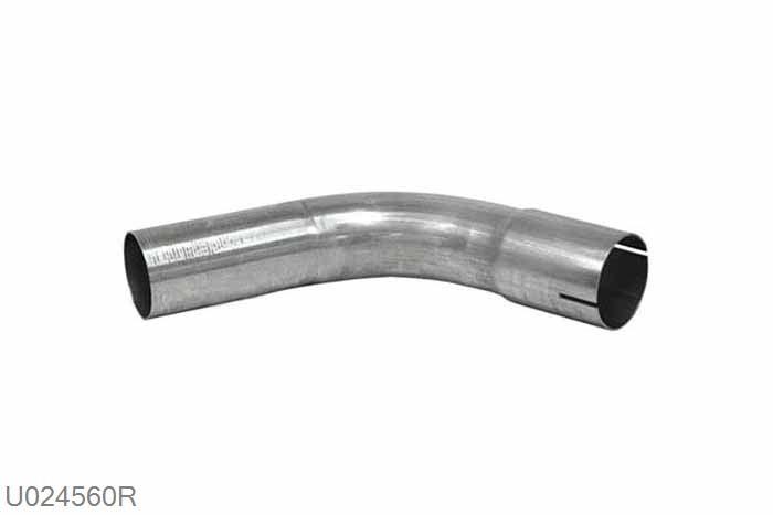 U024560R, 60 graden bocht, 44,5mm (1,75 inch), RVS, Simons, Buitendiameter 44,5mm (1,75 inch), aan een kant opgetrompt naar 44,5mm (1,75 inch) binnendiameter
