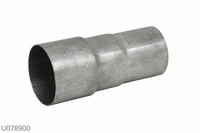 U078900, verloopbus drietraps 89-80-76mm, 90mm (3,5 inch), Staal, Simons, Universeel, 90mm (3,5 inch) binnendiameter, klem verbinding (wordt geleverd zonder klem)