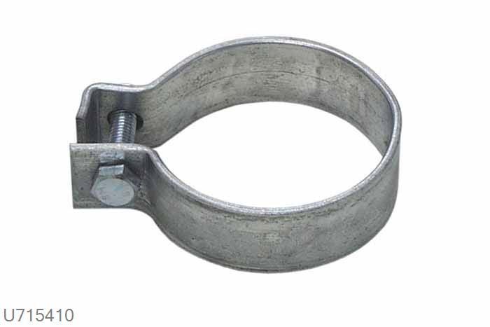U715410, band-uitlaatklem 54mm, 50,8mm (2 inch), Staal, Simons, Universeel, 50,8mm (2 inch) binnendiameter, klem verbinding (wordt geleverd zonder klem)