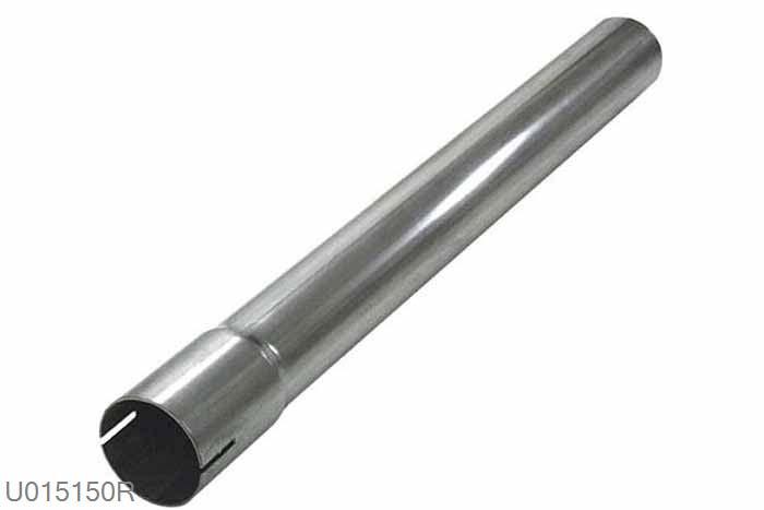 U015150R, buis, Lengte 500mm, 50,8mm (2 inch), RVS, Simons, Buitendiameter 50,8mm (2 inch), aan een kant opgetrompt naar 50,8mm (2 inch) binnendiameter