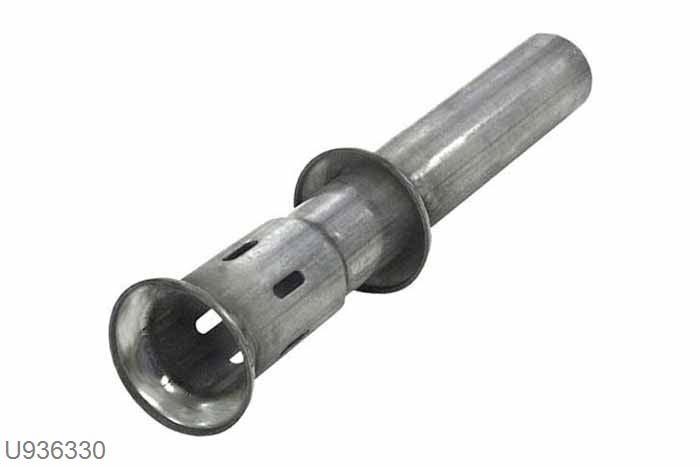 U936330, decibelbegrenzer, 63,5mm (2,5 inch), Staal, Universeel, Simons, 63,5mm (2,5 inch) binnendiameter, klem verbinding (wordt geleverd zonder klem)