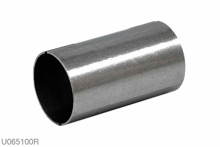U065100R, verloopbus, Lengte 100mm, 50,8mm (2 inch), RVS, Simons, 50,8mm (2 inch) binnendiameter, klem verbinding (wordt geleverd zonder klem)