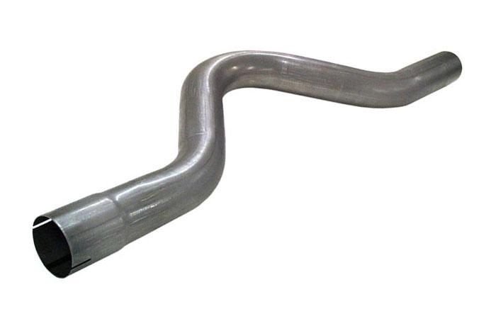 U046300R, cardanbocht ca., Lengte 700mm, 63,5mm (2,5 inch), RVS, Simons, Buitendiameter 63,5mm (2,5 inch), aan een kant opgetrompt naar 63,5mm (2,5 inch) binnendiameter