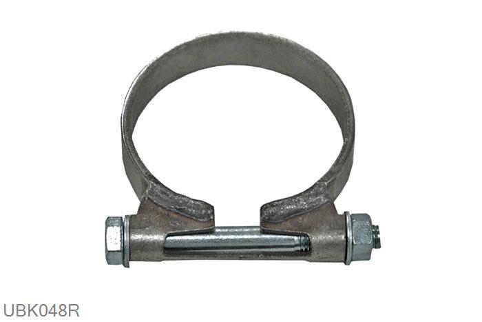 UBK048R, Breedband-klem 48 mm RVS, 44,5mm (1,75 inch), RVS, Simons, Buitendiameter 44,5mm (1,75 inch), aan een kant opgetrompt naar 44,5mm (1,75 inch) binnendiameter