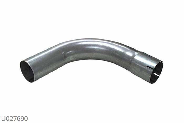 U027690, 90 graden bocht, 76mm (3 inch), Staal, Simons, Universeel, Buitendiameter 76mm (3 inch), aan een kant opgetrompt naar 76mm (3 inch) binnendiameter
