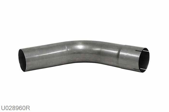 , U028960R, 60 graden bocht, 90mm (3,5 inch), RVS, Simons, Buitendiameter 90mm (3,5 inch), aan een kant opgetrompt naar 90mm (3,5 inch) binnendiameter