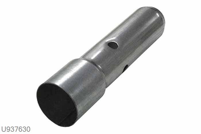 U937630, decibelbegrenzer, 76mm (3 inch), Staal, Simons, Universeel, 76mm (3 inch) binnendiameter, klem verbinding (wordt geleverd zonder klem)