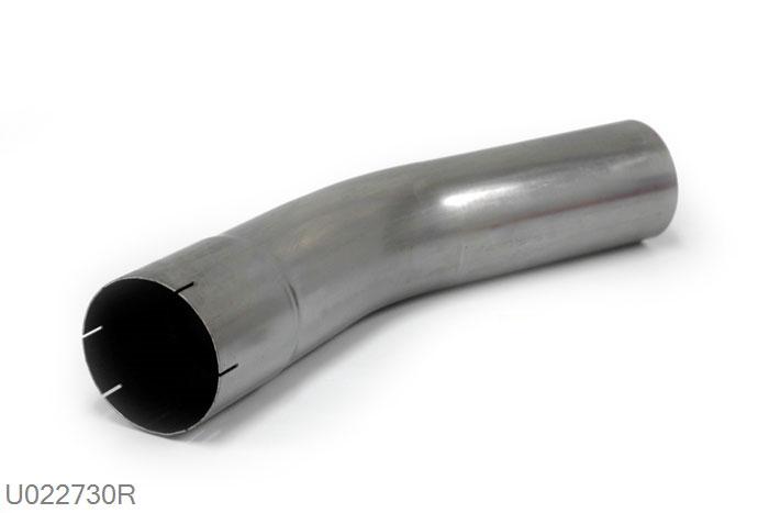 U022730R, 30 graden bocht, 127mm (5 inch), RVS, Simons, Buitendiameter 127mm (5 inch), aan een kant opgetrompt naar 127mm (5 inch) binnendiameter