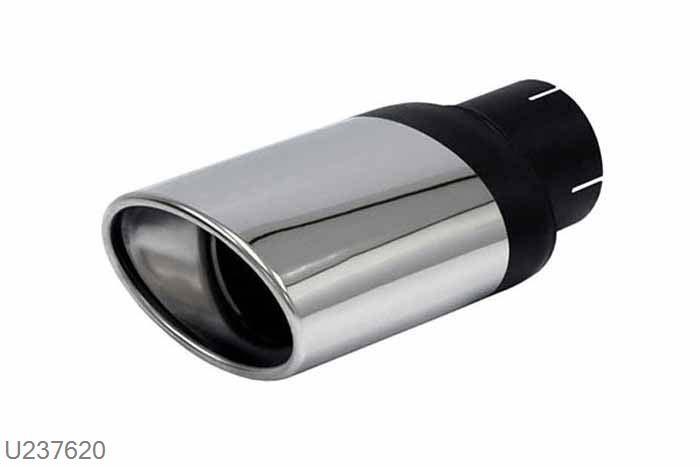 U237620, eindstyling Superior 90/140mm, 76mm (3 inch), RVS, Simons, 76mm (3 inch) binnendiameter, klem verbinding (wordt geleverd zonder klem)