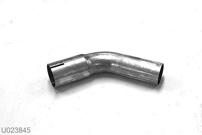 U023845, 45 graden bocht, 38,1mm (1,5 inch), Staal, Simons, Universeel, Buitendiameter 38,1mm (1,5 inch), aan een kant opgetrompt naar 38,1mm (1,5 inch) binnendiameter