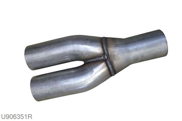 U906351R, Y-stuk 63,5 naar 2x 50,8mm, 63,5mm (2,5 inch), RVS, Simons, 63,5mm (2,5 inch) binnendiameter, klem verbinding (wordt geleverd zonder klem)